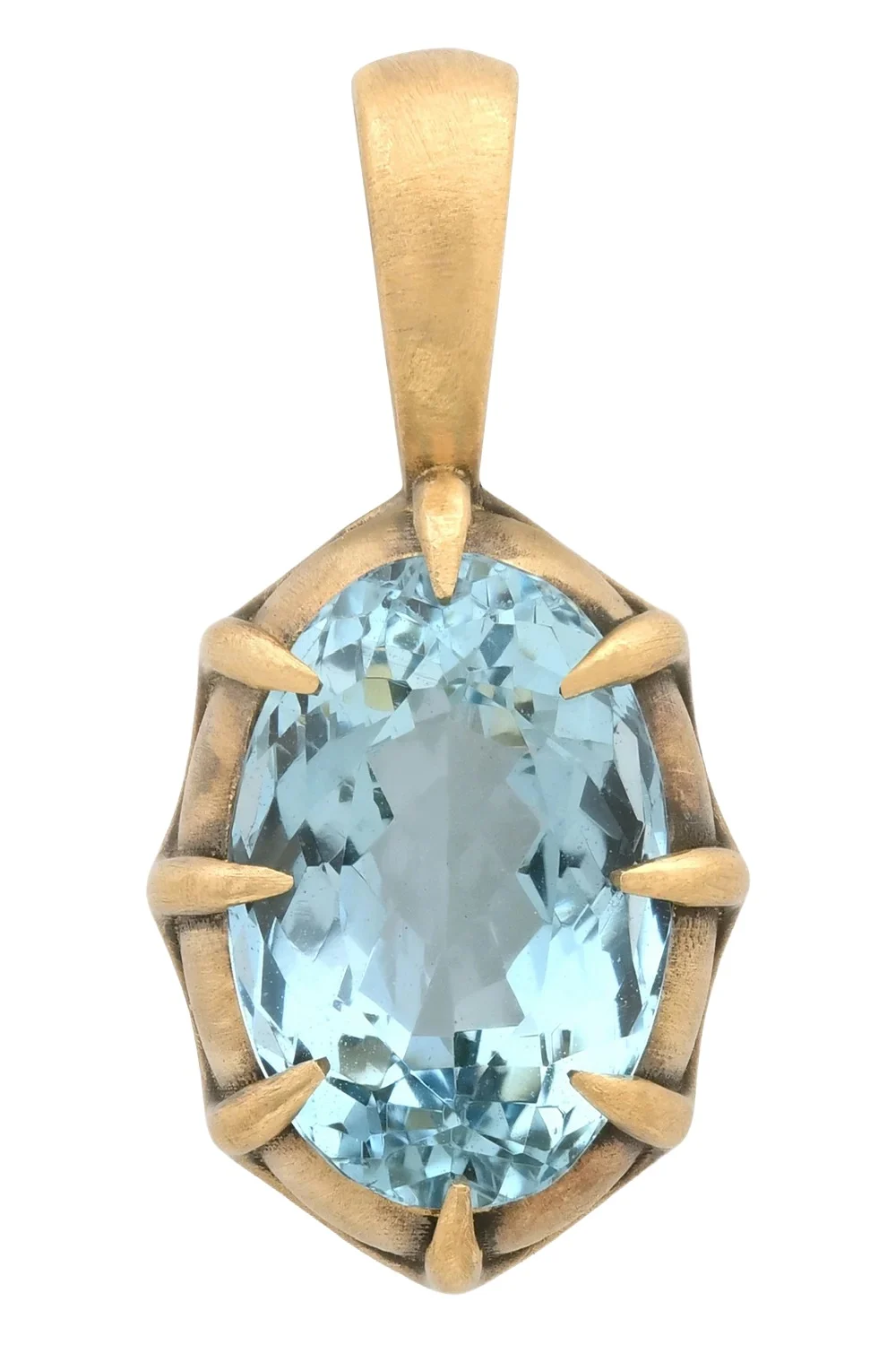 COLETTE JEWELRY Blue Topaz Agar Pendant