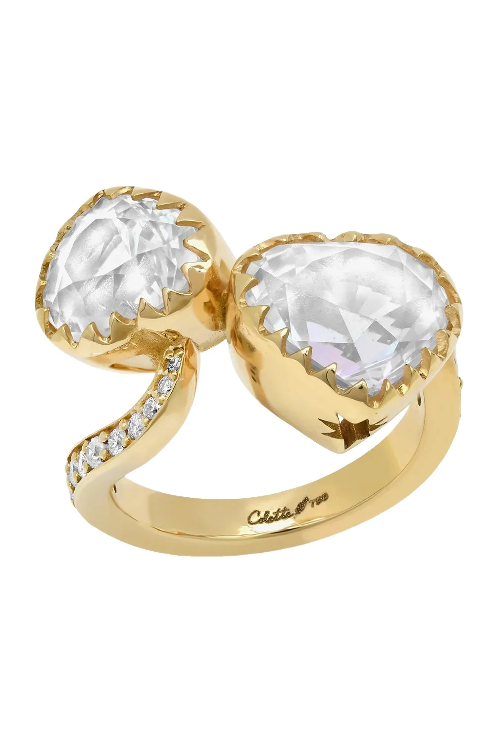 COLETTE JEWELRY Moonstone Toi Et Moi Ring