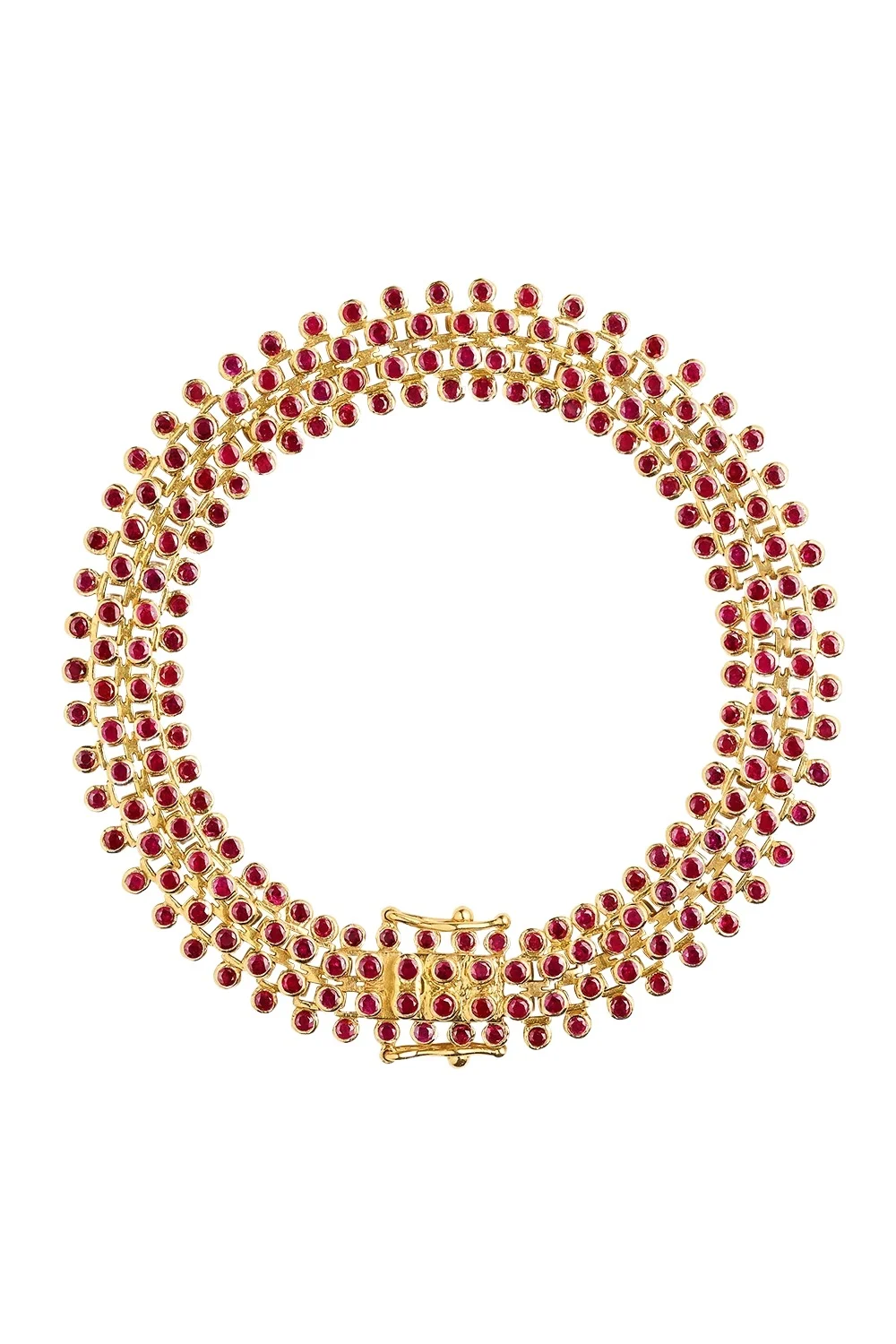 Marie Lichtenberg Ruby Flat Mesh Bracelet