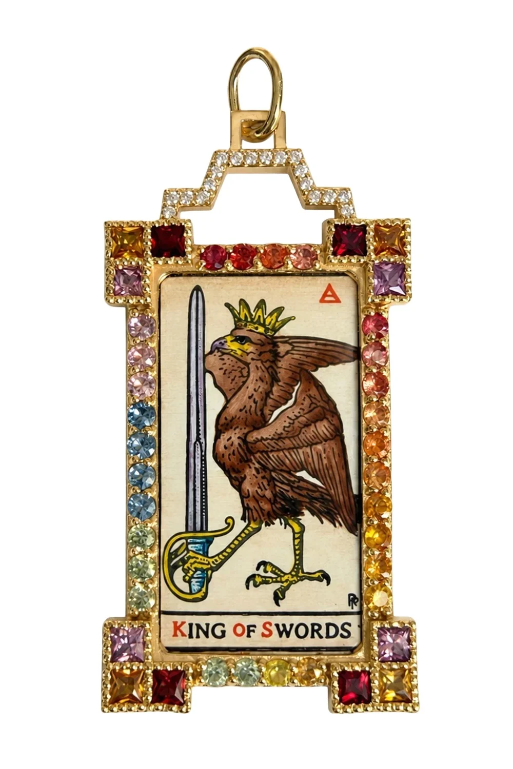 COLETTE JEWELRY Sapphire Diamond King of Swords Pendant
