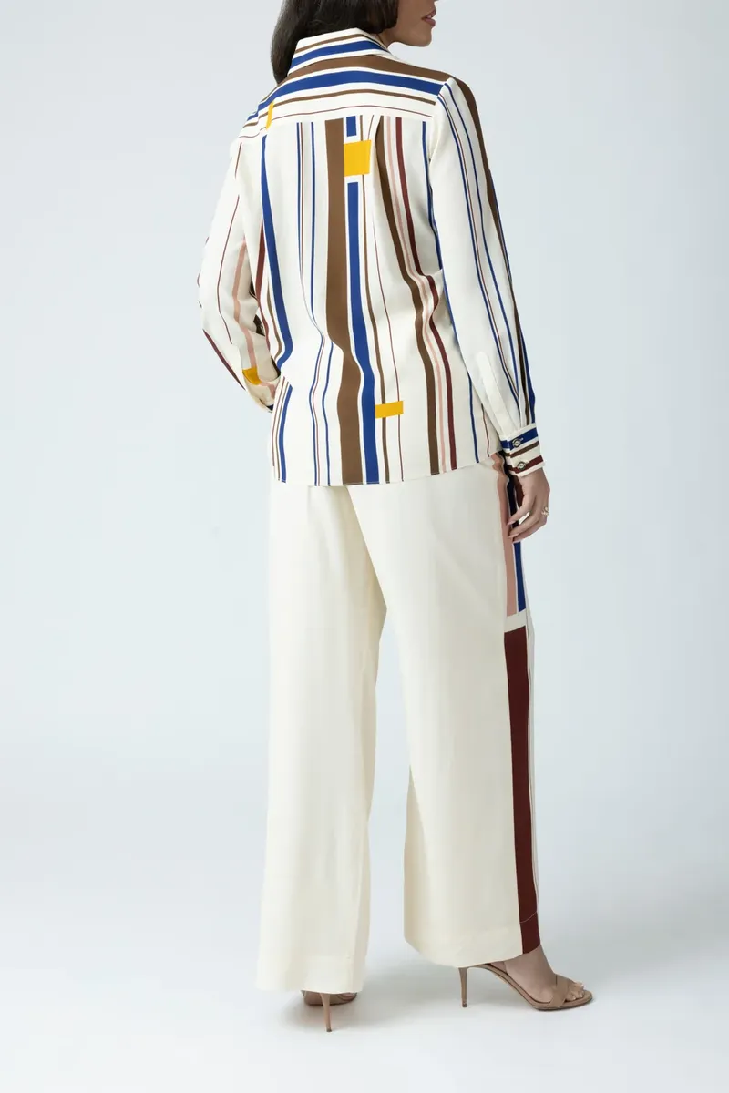 Zimmermann Stripe Relaxed Shirt | Thumbnail 3 Zimmermann Stripe Relaxed Shirt | Thumbnail 3