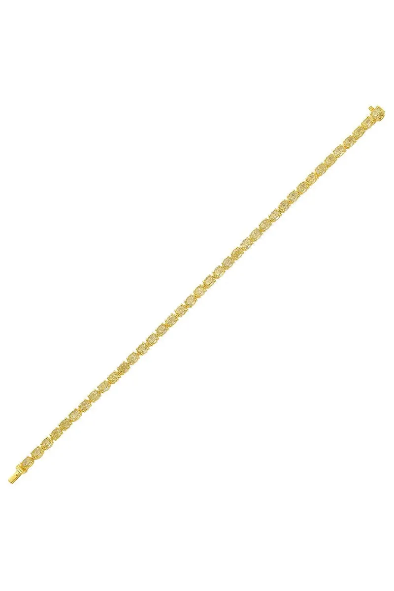 RUCHI NEW YORK Yellow Diamond Oriana Oval Bracelet | Thumbnail 2 RUCHI NEW YORK Yellow Diamond Oriana Oval Bracelet | Thumbnail 2