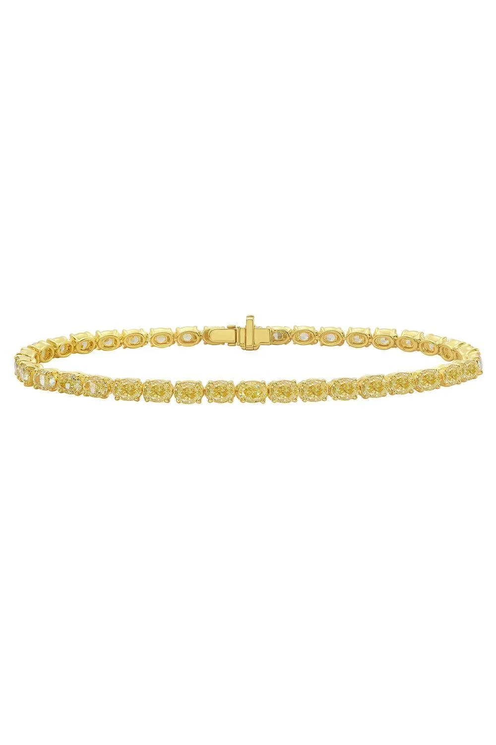 Yellow Diamond Oriana Oval Bracelet Yellow Diamond Oriana Oval Bracelet