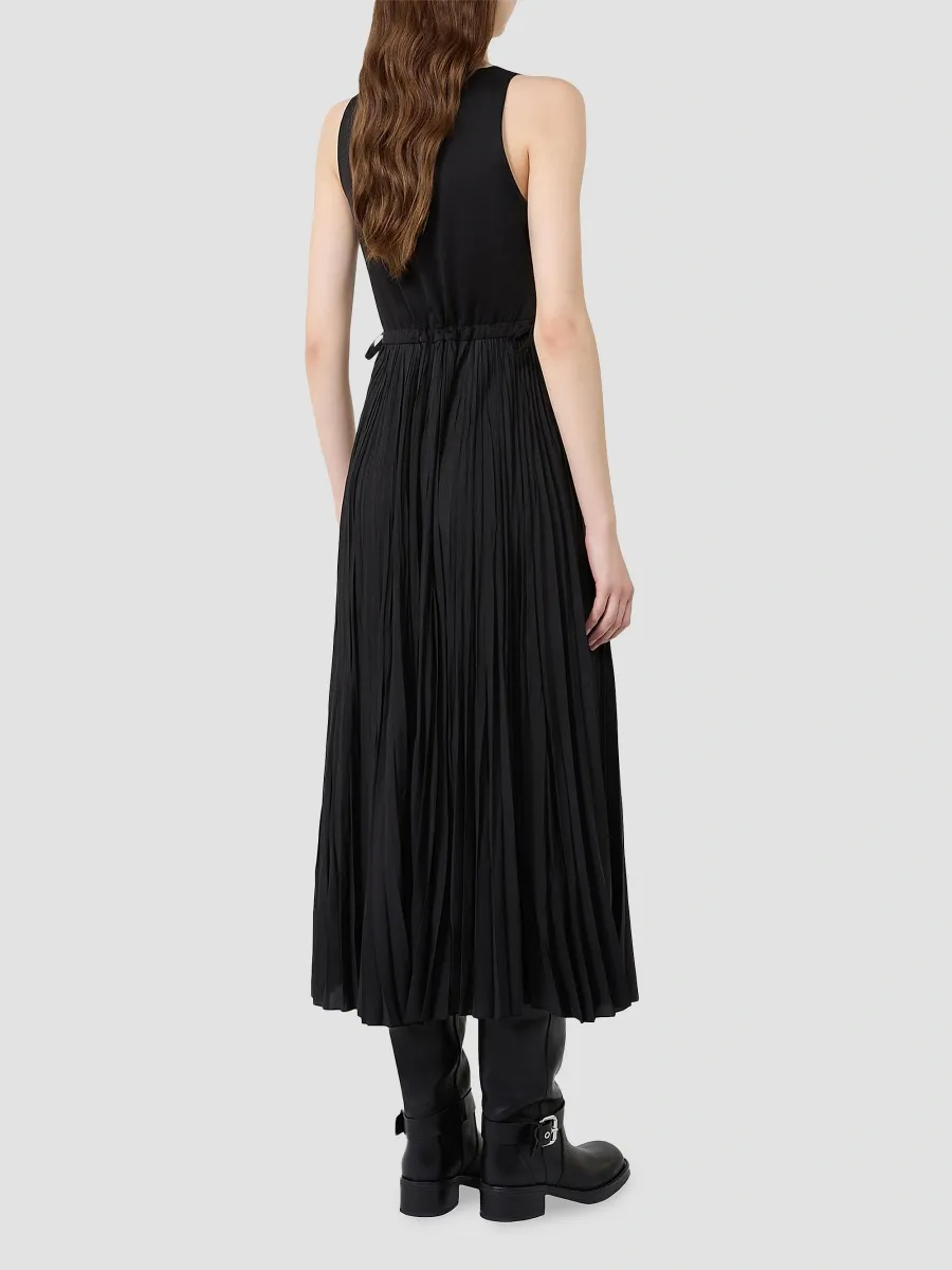 Weekend Max Mara Women's Jersey Dress with a Plissé Pleated Skirt | Thumbnail 4 Weekend Max Mara Women's Jersey Dress with a Plissé Pleated Skirt | Thumbnail 4