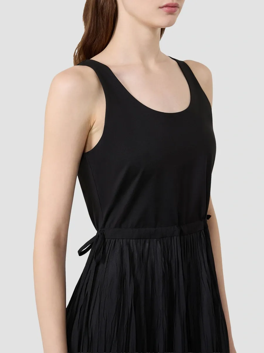 Weekend Max Mara Women's Jersey Dress with a Plissé Pleated Skirt | Thumbnail 5 Weekend Max Mara Women's Jersey Dress with a Plissé Pleated Skirt | Thumbnail 5