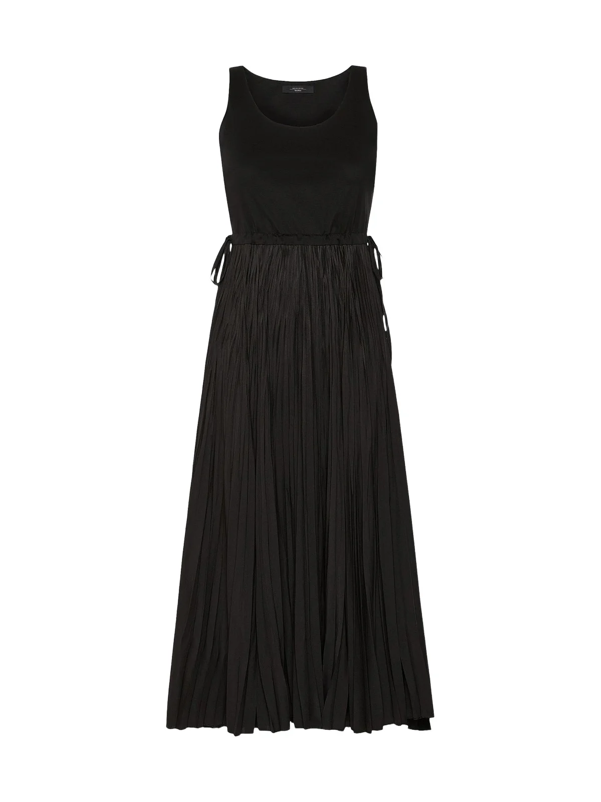 Women's Jersey Dress with a Plissé Pleated Skirt Women's Jersey Dress with a Plissé Pleated Skirt