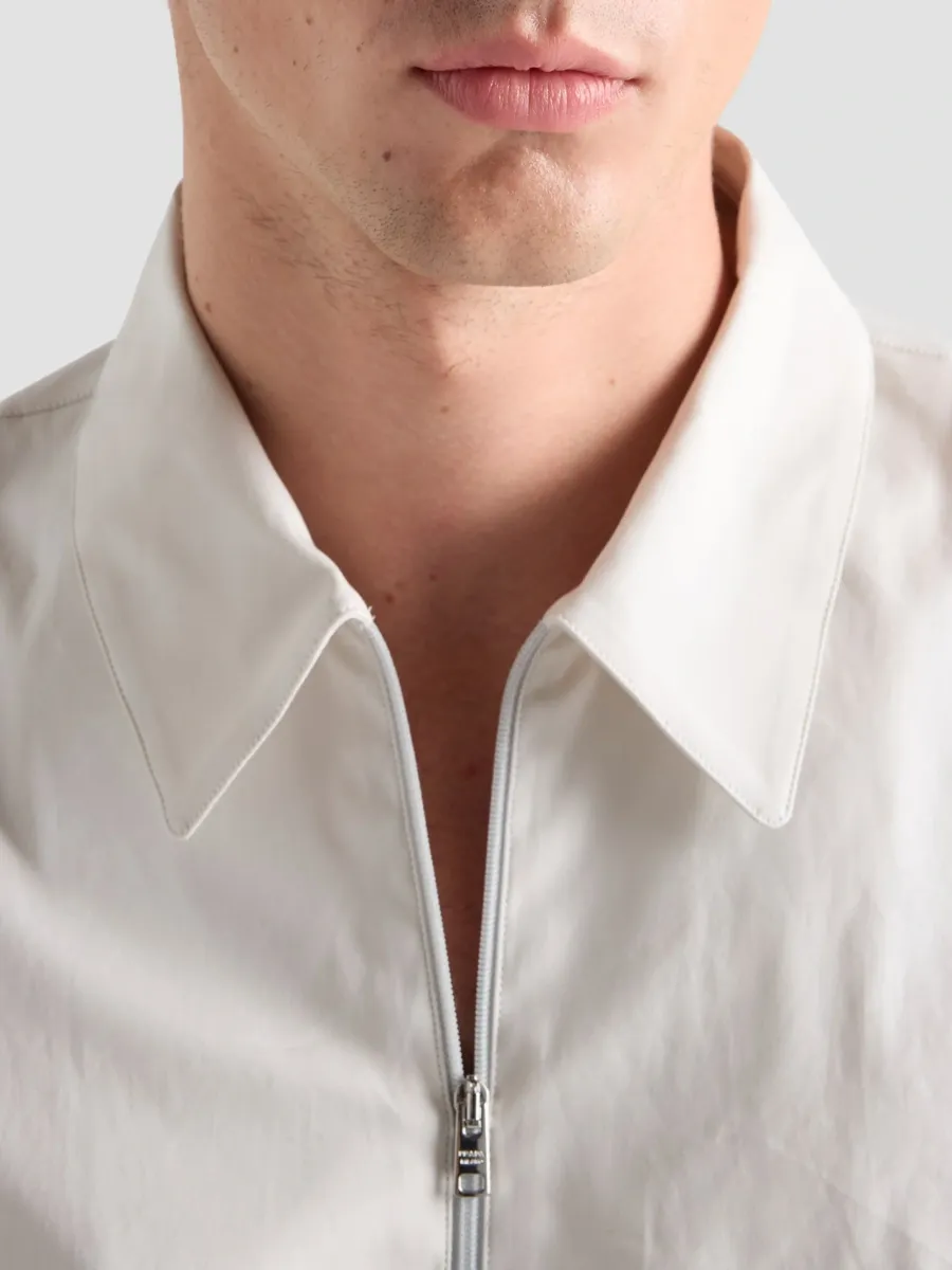 Prada Men's Stretch Cotton Shirt | Thumbnail 5 Prada Men's Stretch Cotton Shirt | Thumbnail 5