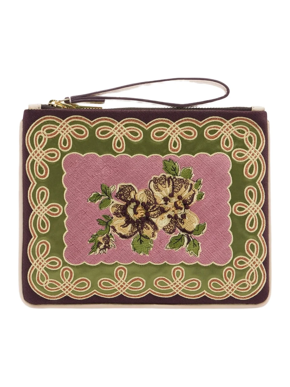 Women's Lacey Embroidered Clutch Women's Lacey Embroidered Clutch