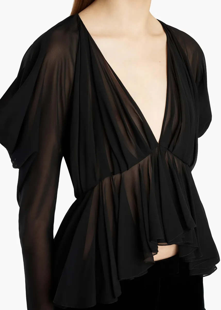 Khaite Tylar Top In Black | Thumbnail 5