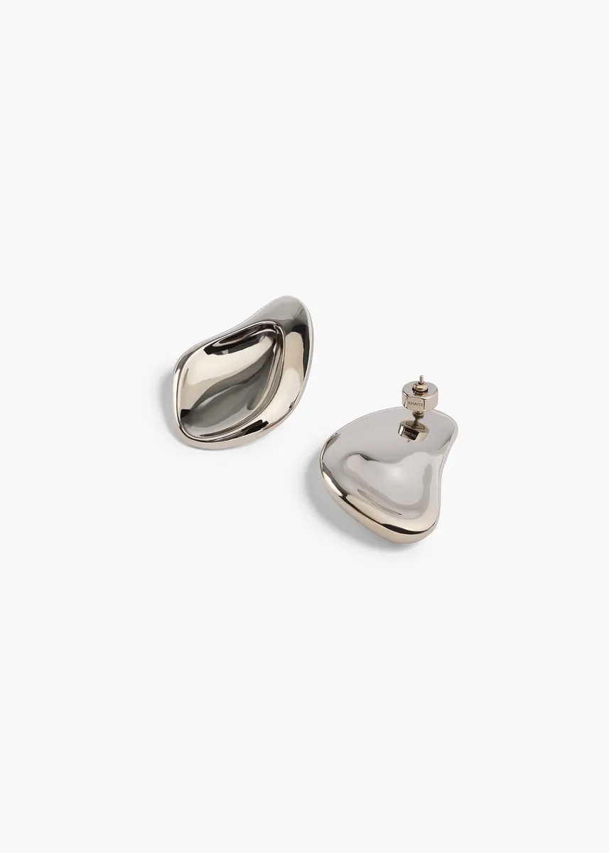 Khaite Cove Earrings In Silver | Thumbnail 2 Khaite Cove Earrings In Silver | Thumbnail 2