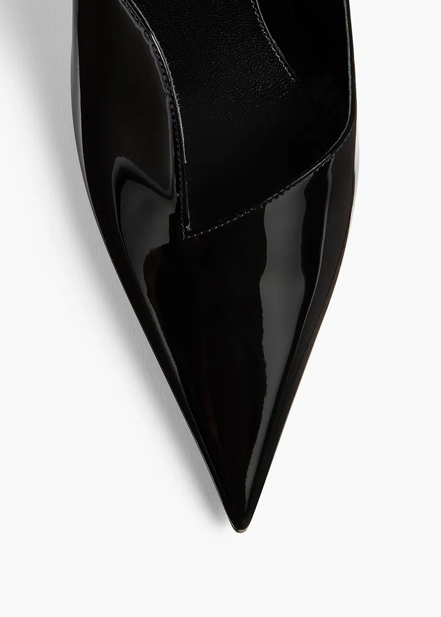 Khaite Vivien Low Pump In Black Patent Leather | Thumbnail 3 Khaite Vivien Low Pump In Black Patent Leather | Thumbnail 3