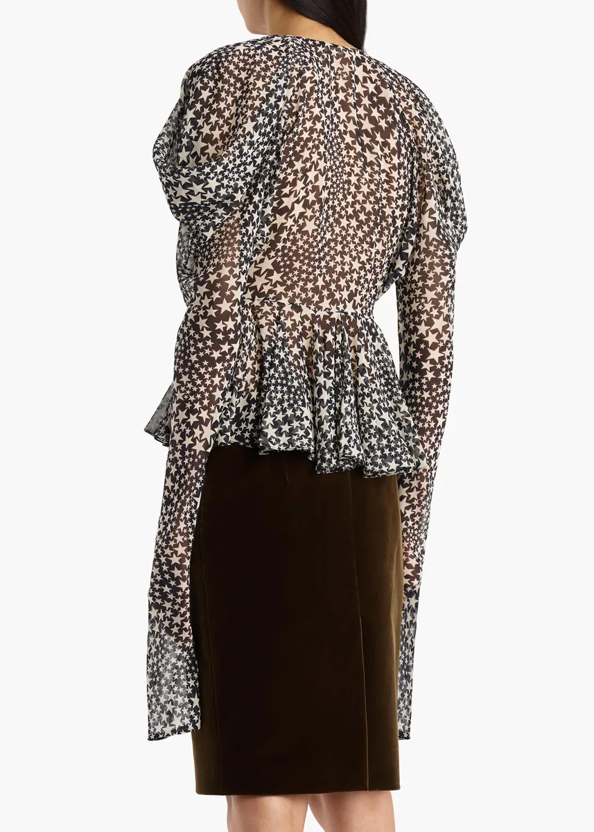 Khaite Tylar Top In Dark Navy And Cream | Thumbnail 4 Khaite Tylar Top In Dark Navy And Cream | Thumbnail 4