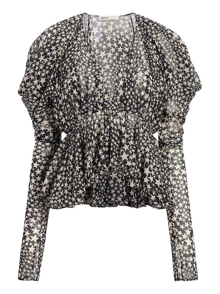 Tylar Top In Dark Navy And Cream Tylar Top In Dark Navy And Cream