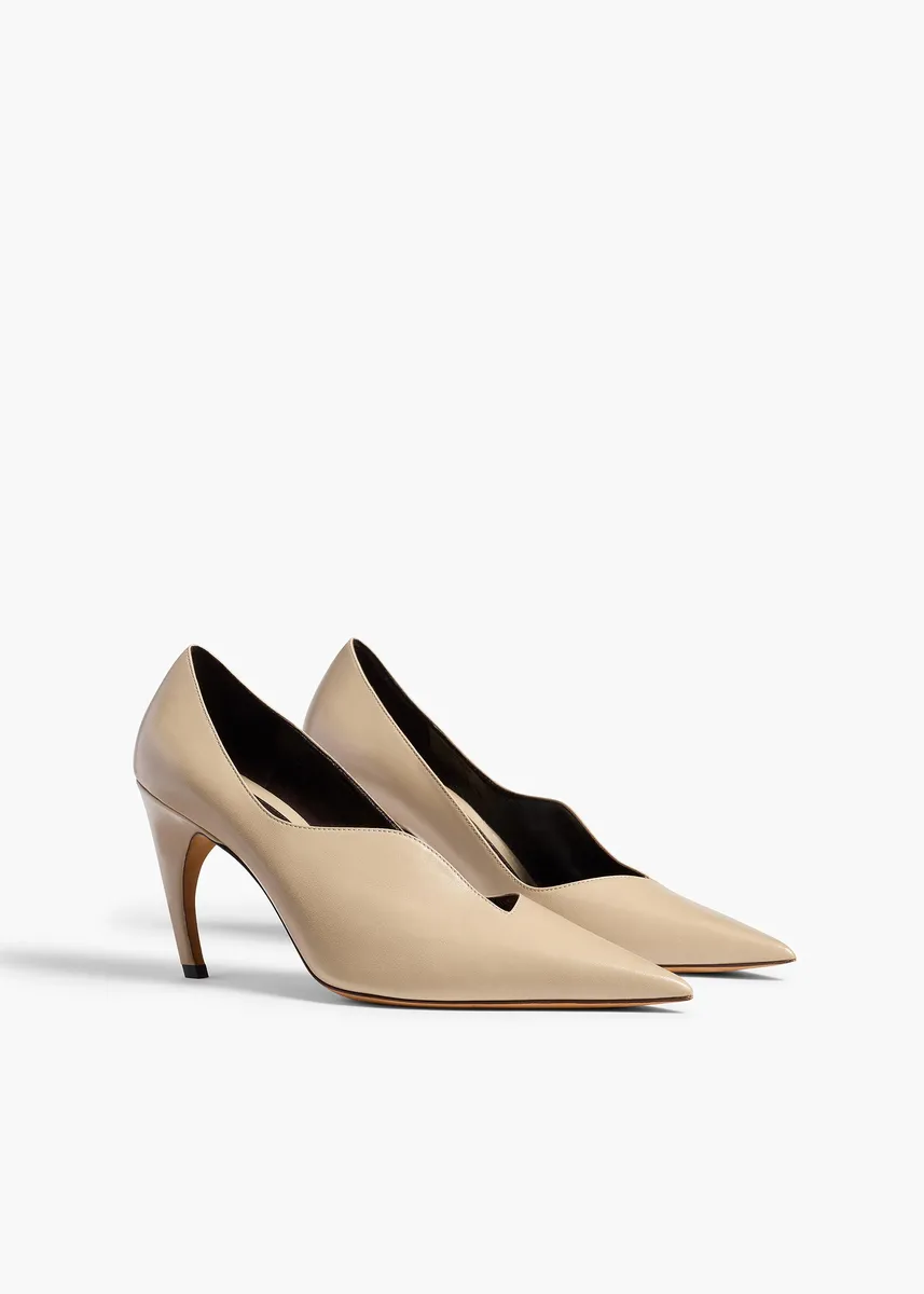 Khaite Vivien Pump In Taupe | Thumbnail 2