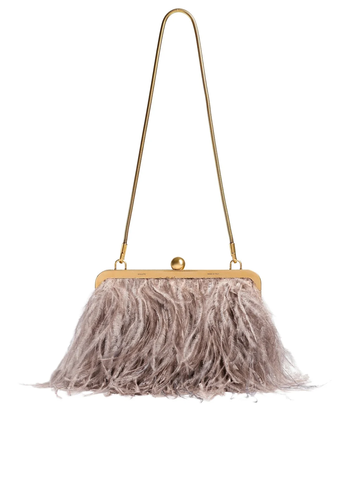 Khaite Lilith Chain Evening Bag In Dark Haze
