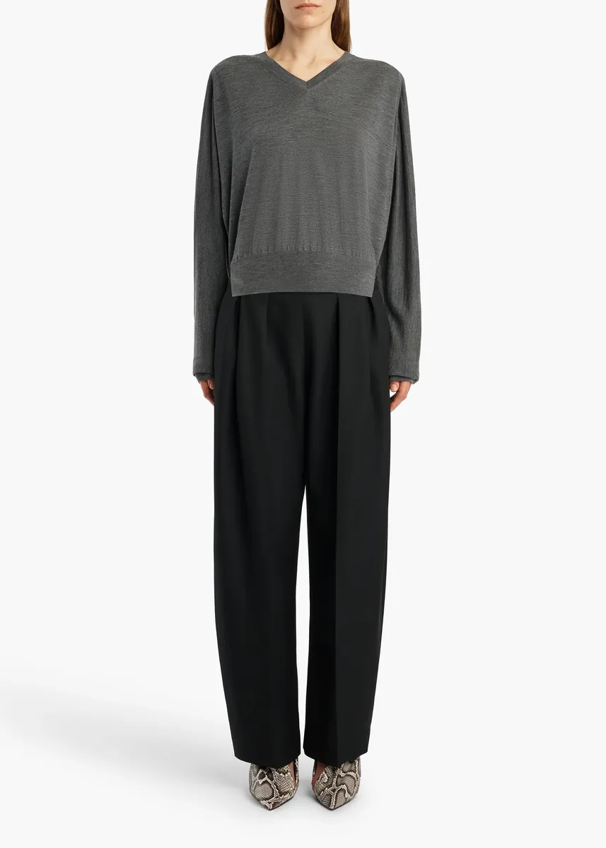 Khaite Suzanne Sweater In Mercury | Thumbnail 2