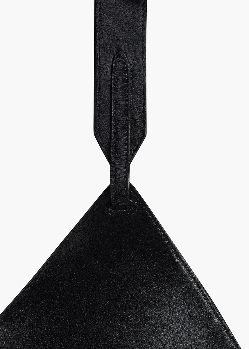 Khaite Mini Lotus Tote In Black Haircalf | Thumbnail 4 Khaite Mini Lotus Tote In Black Haircalf | Thumbnail 4