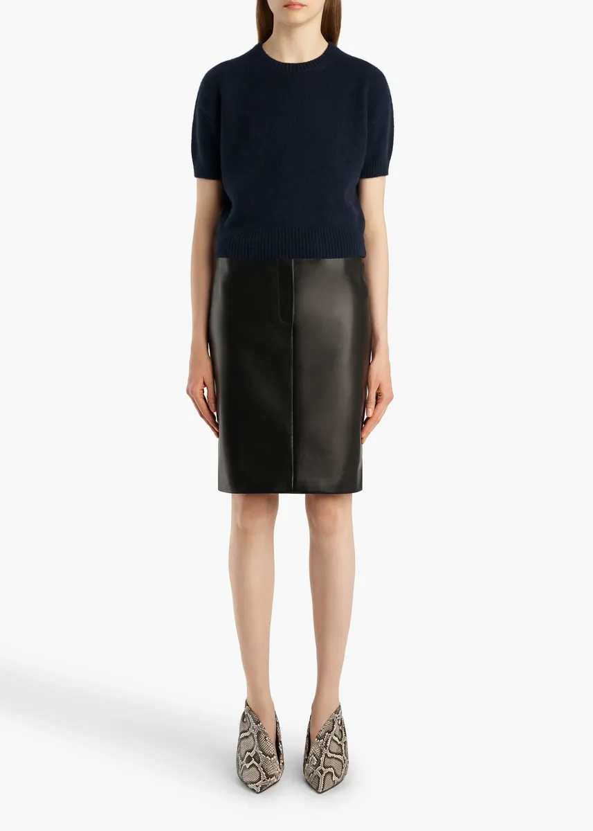Khaite Golden Sweater In Midnight Navy | Thumbnail 2 Khaite Golden Sweater In Midnight Navy | Thumbnail 2