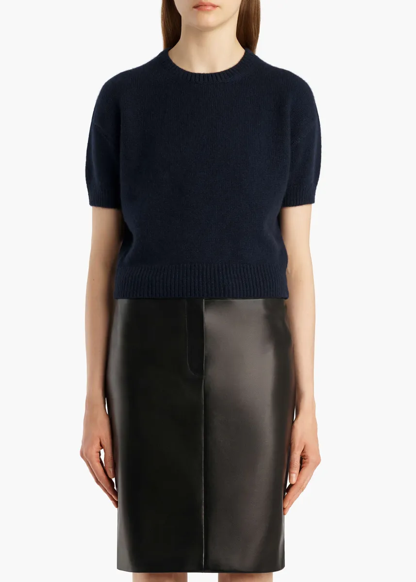 Khaite Golden Sweater In Midnight Navy | Thumbnail 3 Khaite Golden Sweater In Midnight Navy | Thumbnail 3