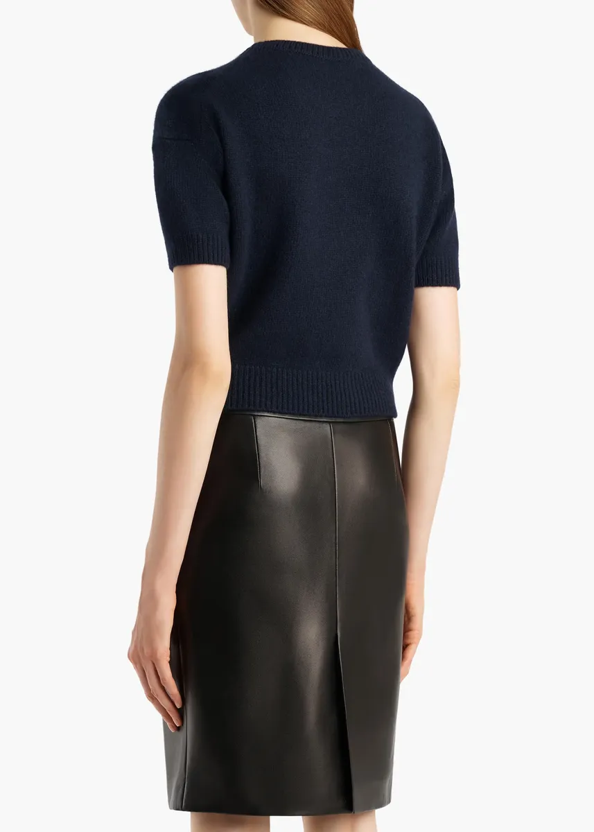 Khaite Golden Sweater In Midnight Navy | Thumbnail 4 Khaite Golden Sweater In Midnight Navy | Thumbnail 4