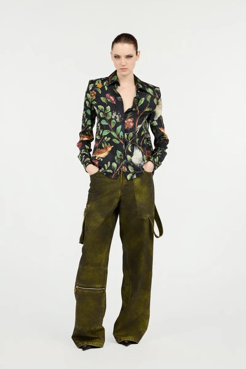 Roberto Cavalli Olive Cargo Jeans | Thumbnail 6 Roberto Cavalli Olive Cargo Jeans | Thumbnail 6