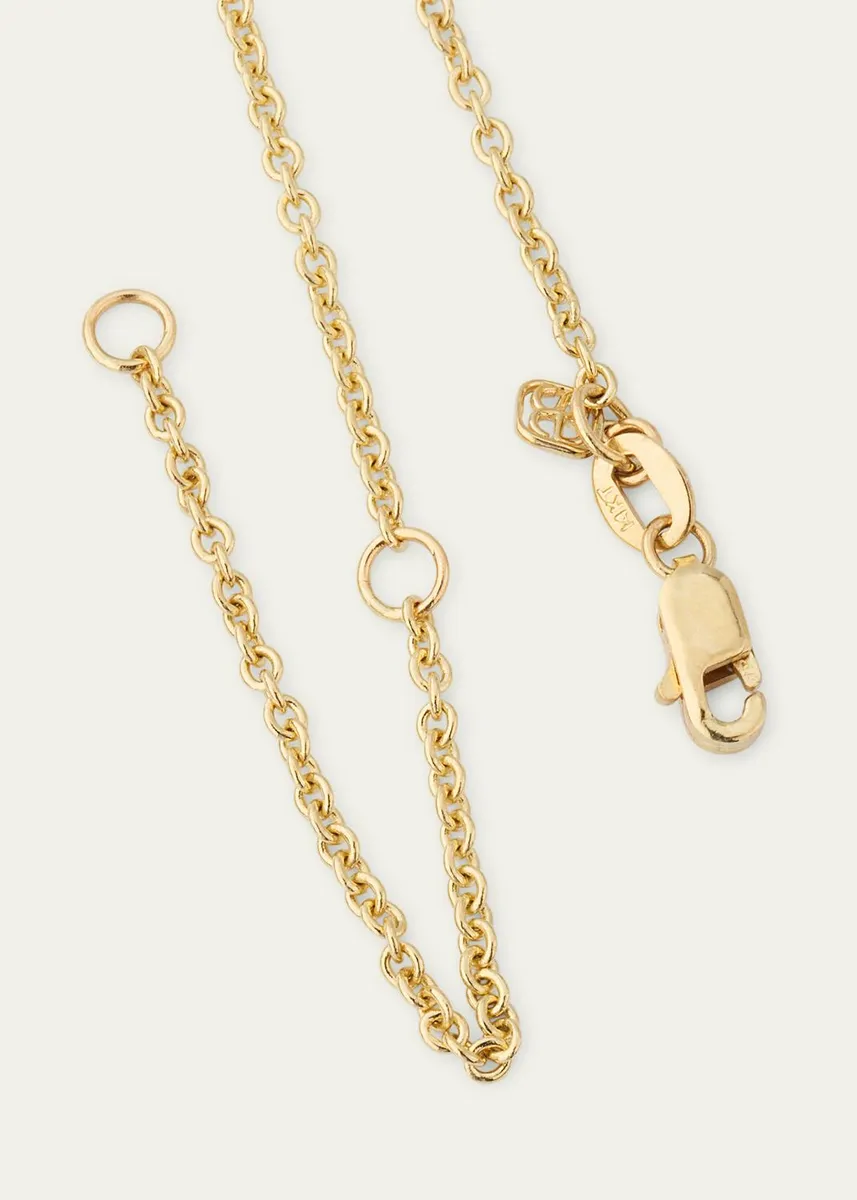 Sydney Evan 14K Yellow Gold & Emerald Necklace | Thumbnail 4 Sydney Evan 14K Yellow Gold & Emerald Necklace | Thumbnail 4