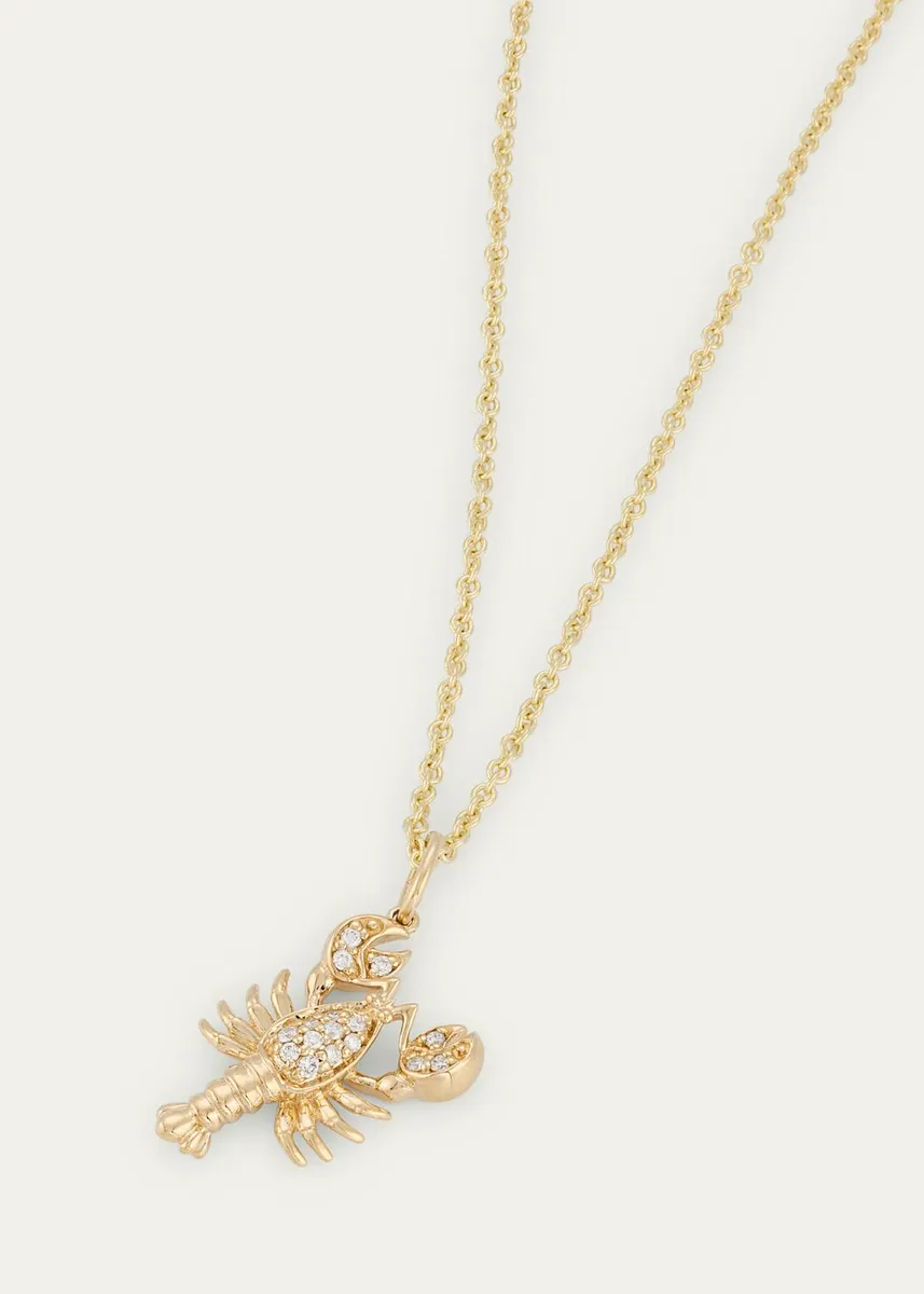 Sydney Evan 14K Yellow Gold & 0.06 TCW Diamond Pendant Necklace | Thumbnail 3