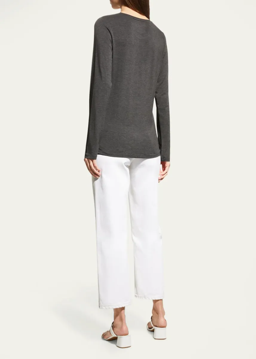 MAJESTIC FILATURES Soft Touch Crewneck Top | Thumbnail 4 MAJESTIC FILATURES Soft Touch Crewneck Top | Thumbnail 4
