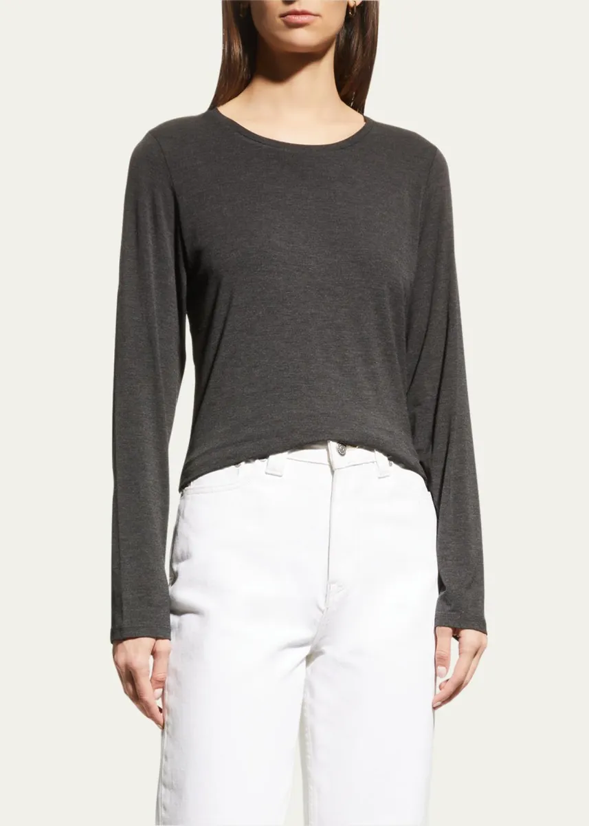 MAJESTIC FILATURES Soft Touch Crewneck Top | Thumbnail 5 MAJESTIC FILATURES Soft Touch Crewneck Top | Thumbnail 5