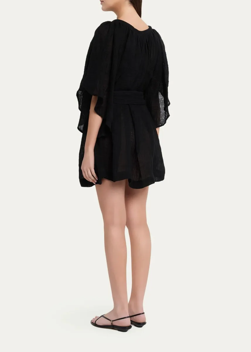 Lisa Marie Fernandez Angel Sleeve Mini Dress | Thumbnail 3 Lisa Marie Fernandez Angel Sleeve Mini Dress | Thumbnail 3