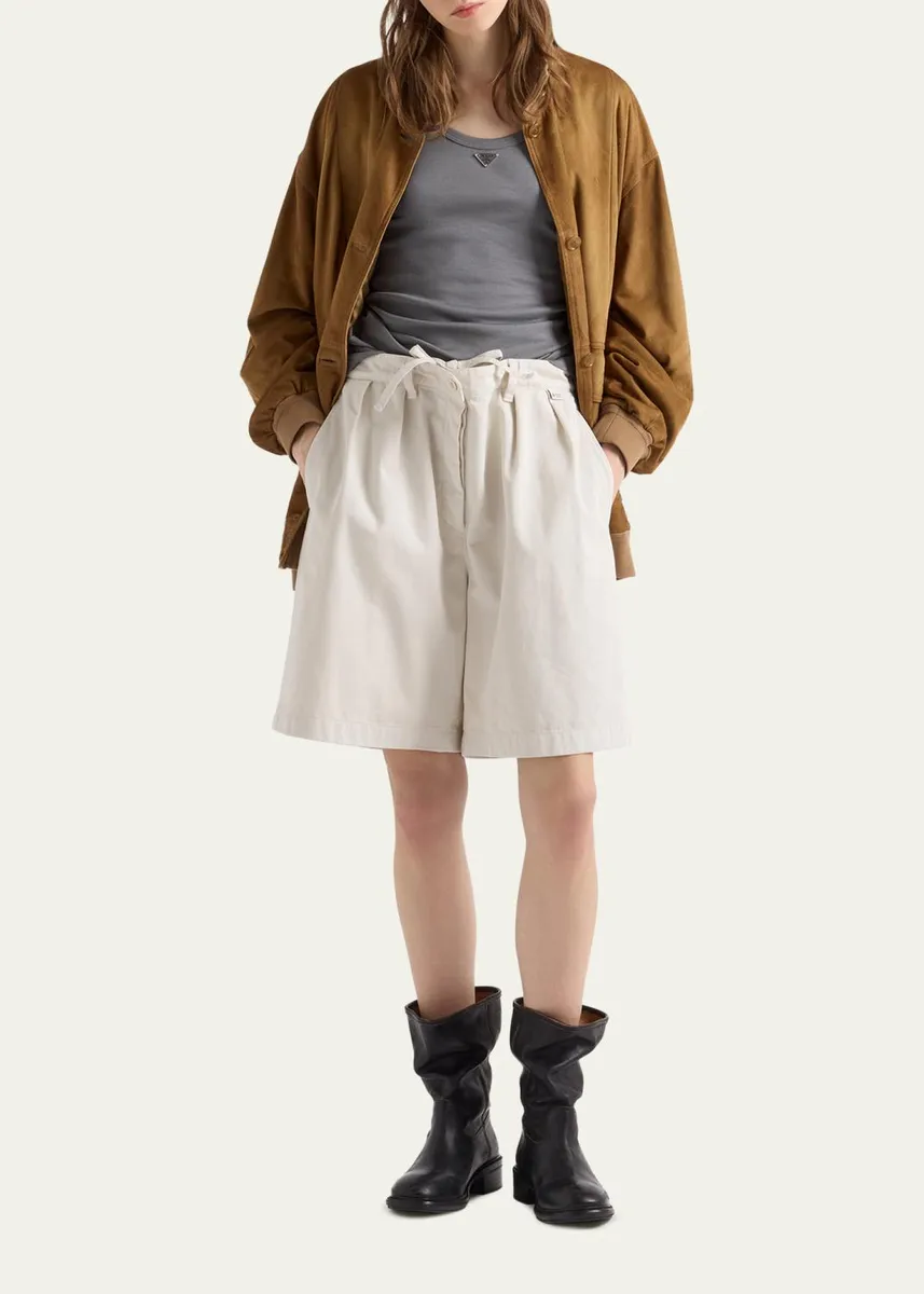 Prada Cotton Jersey Tank Top | Thumbnail 4 Prada Cotton Jersey Tank Top | Thumbnail 4