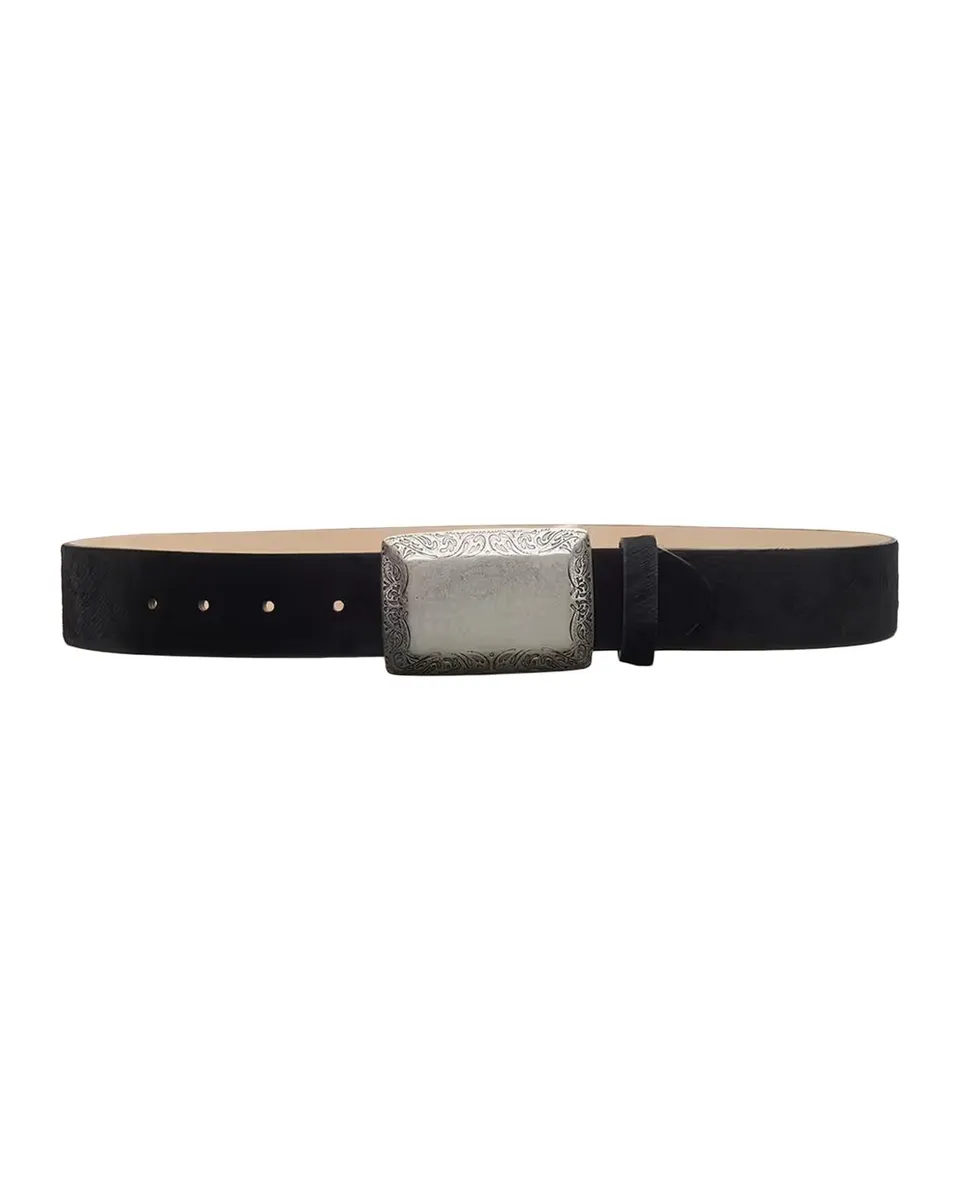 L'Agence Solera Engraved Calf Hair Belt | Thumbnail 3 L'Agence Solera Engraved Calf Hair Belt | Thumbnail 3