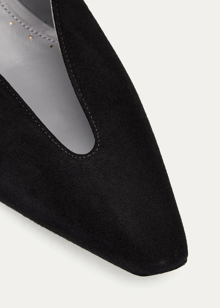 Balenciaga 90mm Duchesse Suede Pumps | Thumbnail 5 Balenciaga 90mm Duchesse Suede Pumps | Thumbnail 5