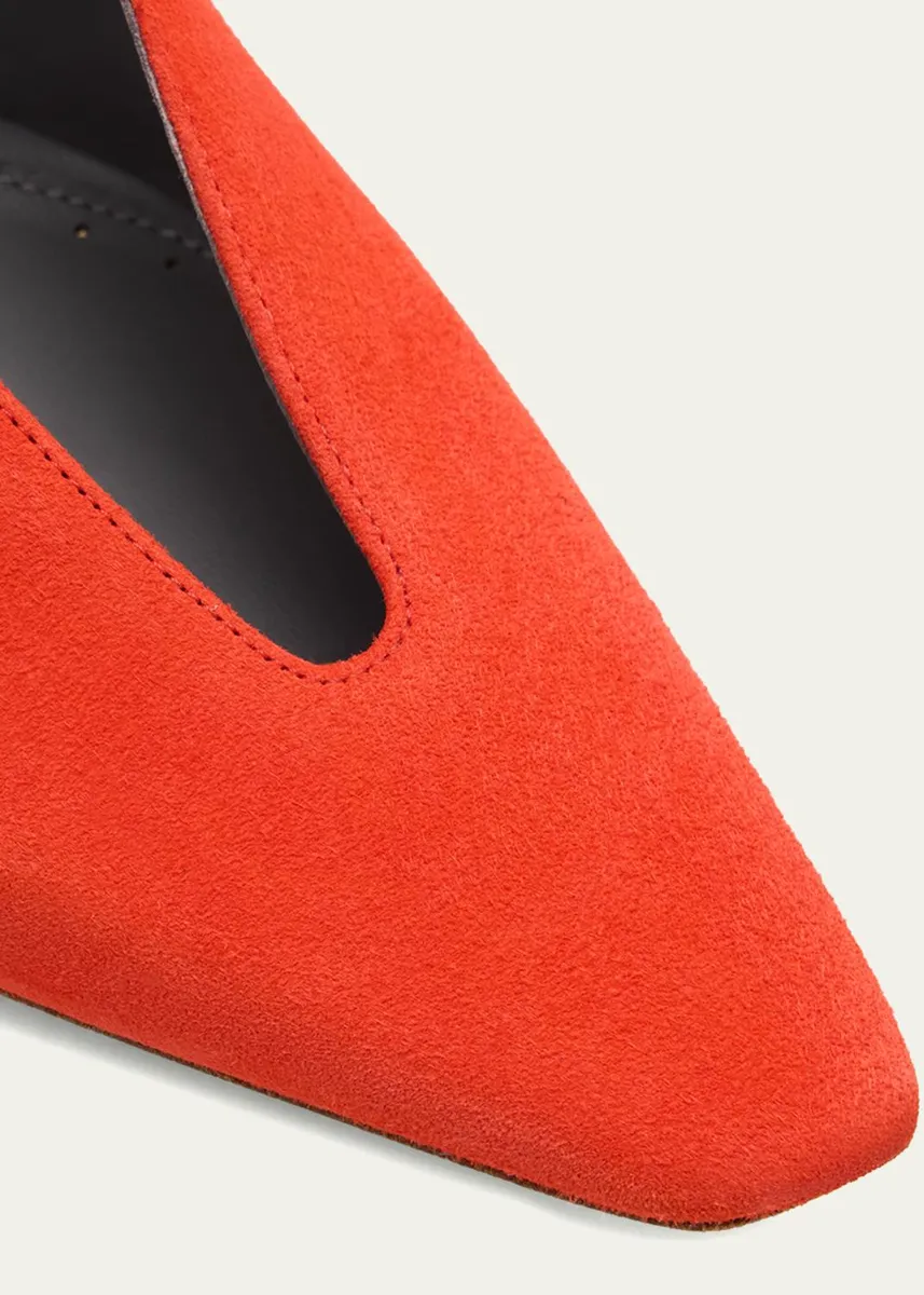 Balenciaga 90mm Duchesse Suede Pumps | Thumbnail 9 Balenciaga 90mm Duchesse Suede Pumps | Thumbnail 9