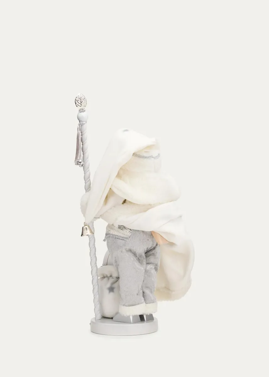 Steinbach Cozy Silver Bell Santa Nutcracker | Thumbnail 2 Steinbach Cozy Silver Bell Santa Nutcracker | Thumbnail 2