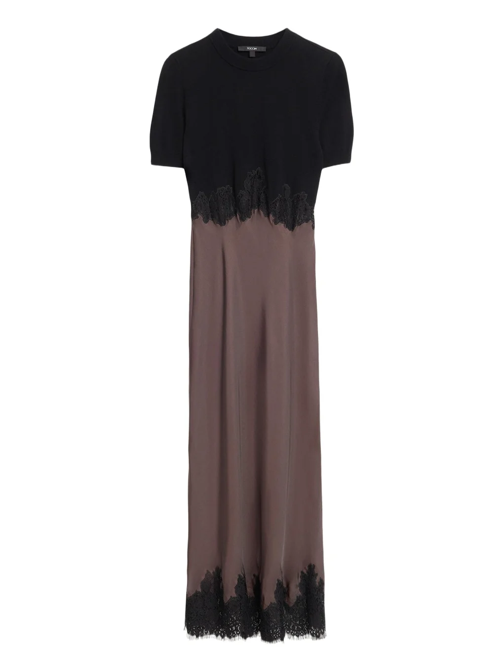 Kaya Lace-Trim Combo Midi Dress Kaya Lace-Trim Combo Midi Dress