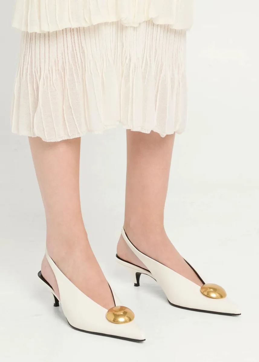 Bottega Veneta Rosa Micro Woven Nappa Leather Ballerina Flats | Thumbnail 4