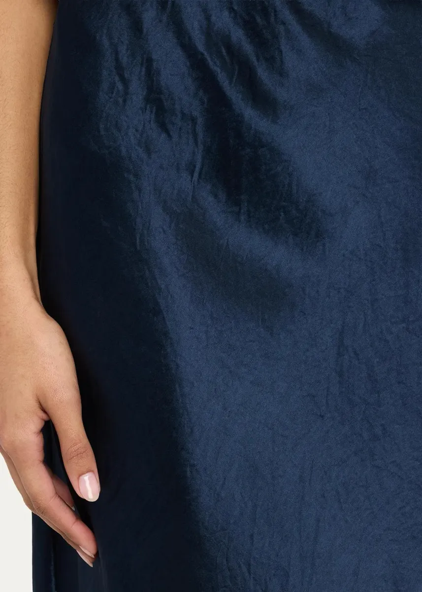 Vince Side-Slit Satin Slip Skirt | Thumbnail 9 Vince Side-Slit Satin Slip Skirt | Thumbnail 9