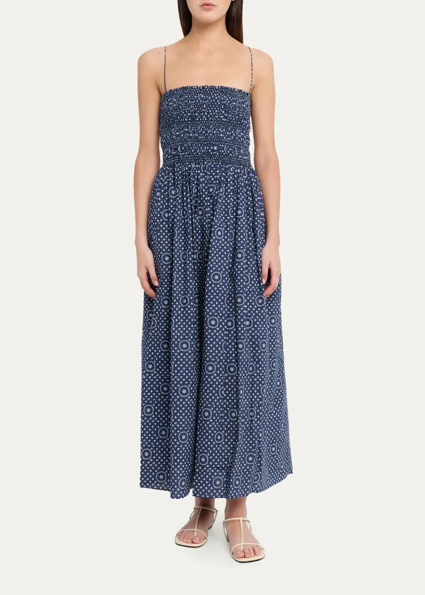 Matteau Shirred Bodice Midi Dress | Thumbnail 2 Matteau Shirred Bodice Midi Dress | Thumbnail 2