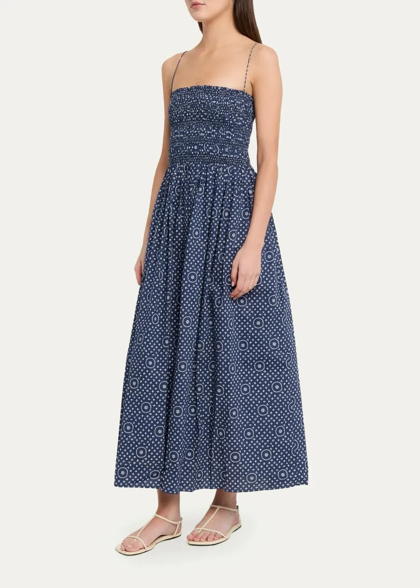 Matteau Shirred Bodice Midi Dress | Thumbnail 4 Matteau Shirred Bodice Midi Dress | Thumbnail 4