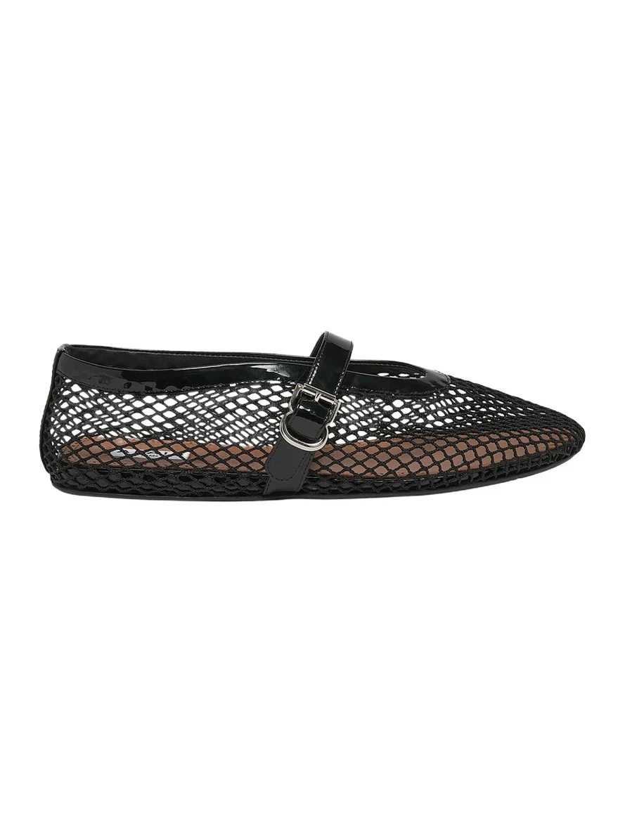 Mesh Mary Jane Ballerina Flats Mesh Mary Jane Ballerina Flats