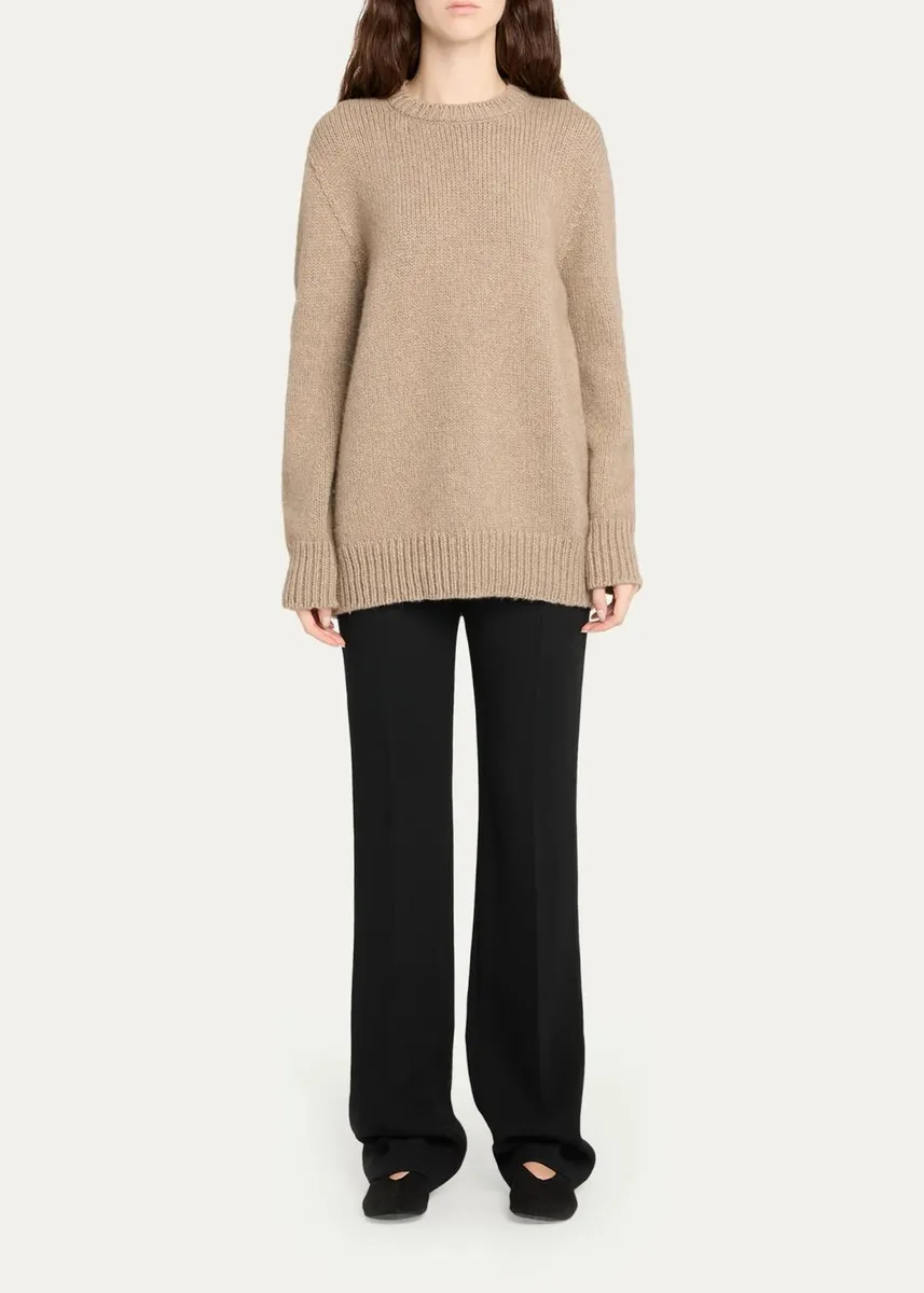 The Row Torin Cashmere Crewneck Sweater | Thumbnail 2 The Row Torin Cashmere Crewneck Sweater | Thumbnail 2