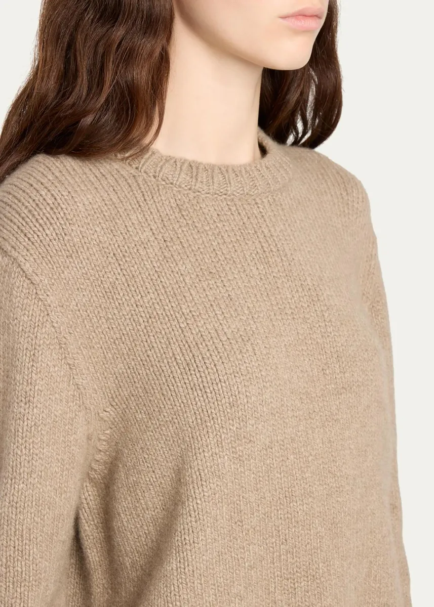 The Row Torin Cashmere Crewneck Sweater | Thumbnail 5 The Row Torin Cashmere Crewneck Sweater | Thumbnail 5