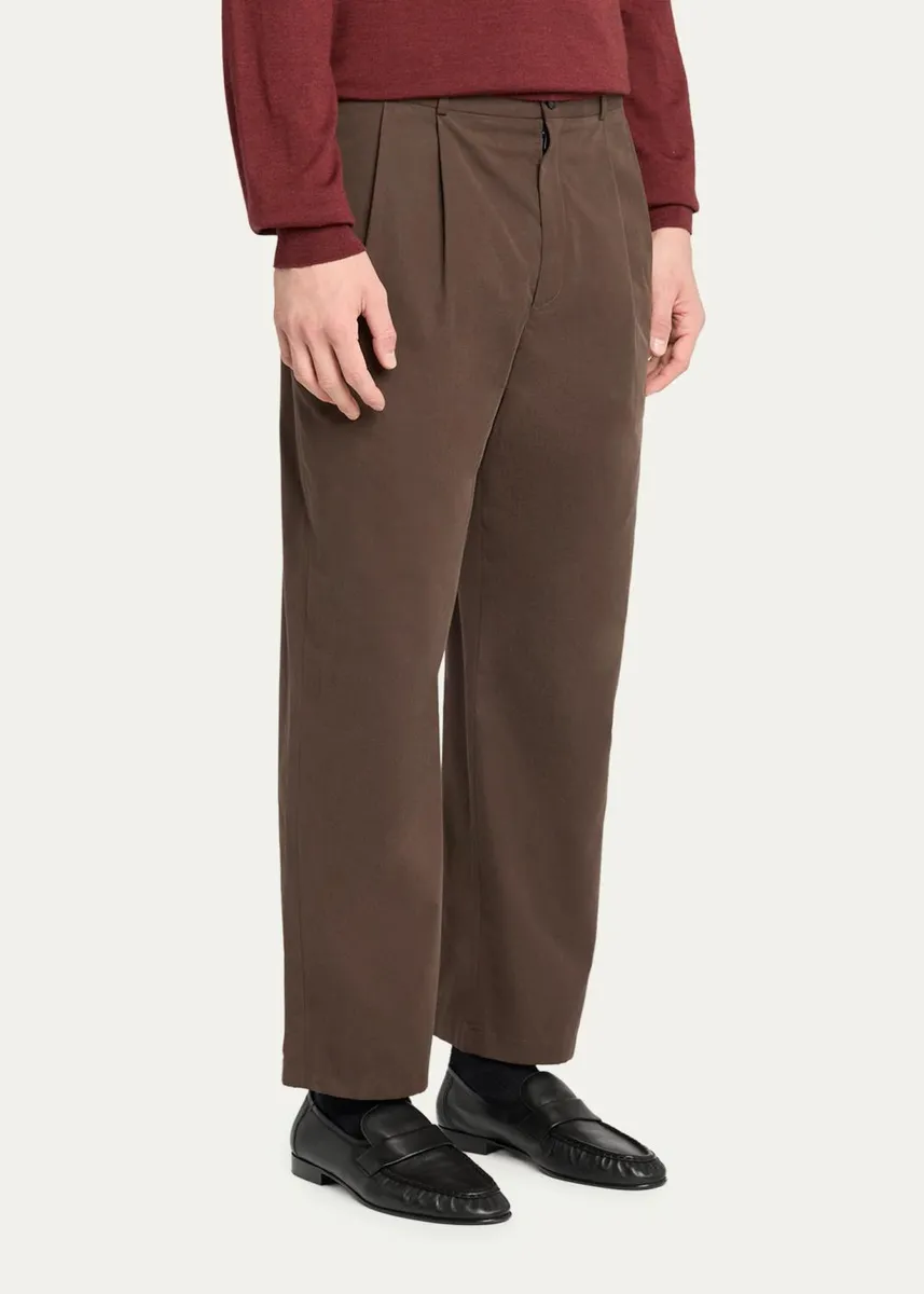 The Row Men's Nesper Pleated Pants | Thumbnail 4 The Row Men's Nesper Pleated Pants | Thumbnail 4