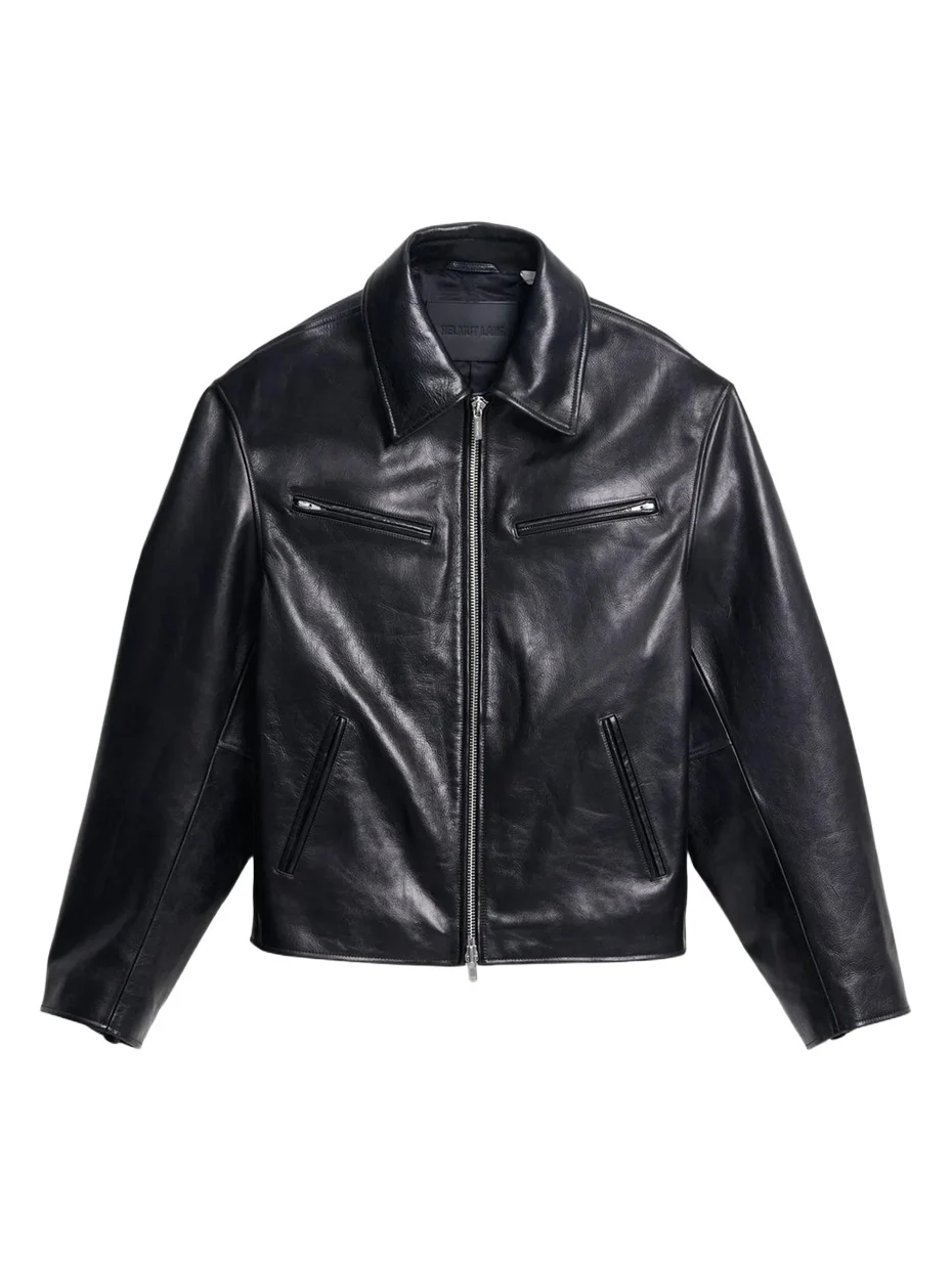Helmut Lang Men's Leather Moto Jacket