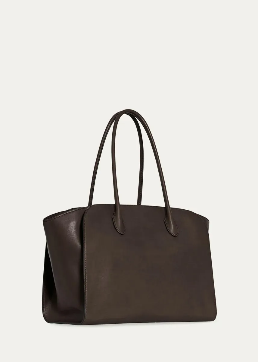 The Row Marlo 14 Tote Bag in Saddle Leather | Thumbnail 2