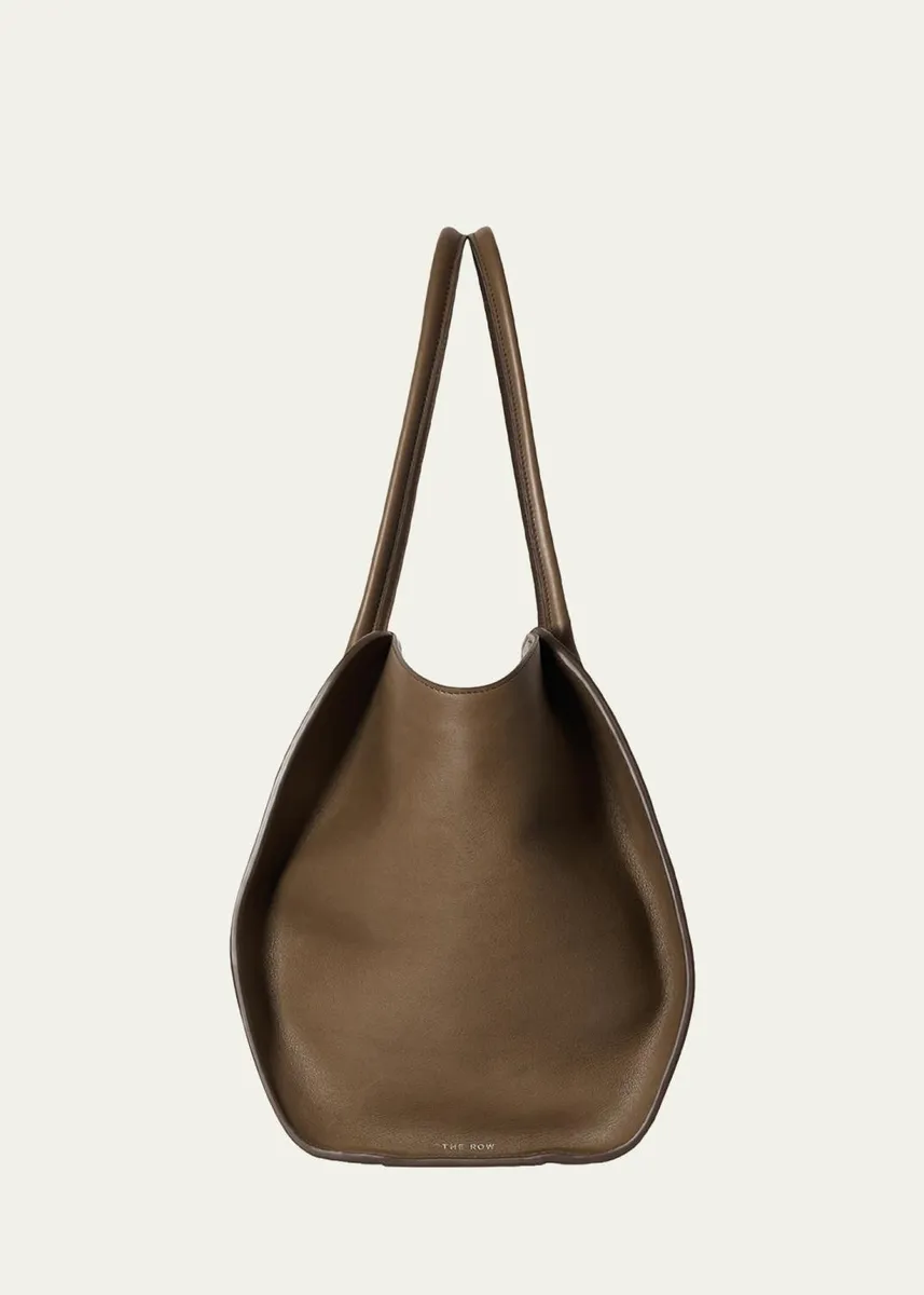 The Row Marlo 14 Tote Bag in Saddle Leather | Thumbnail 4
