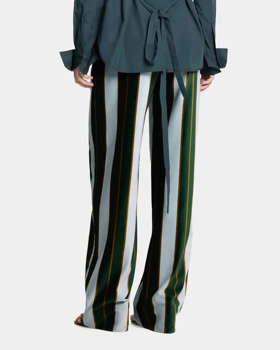 TWP Isla Striped Cotton Wide-Leg Pants | Thumbnail 3 TWP Isla Striped Cotton Wide-Leg Pants | Thumbnail 3