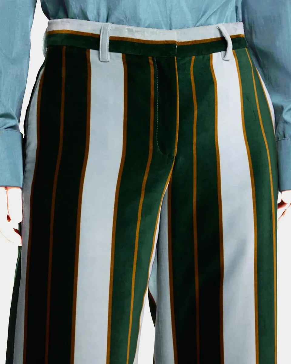 TWP Isla Striped Cotton Wide-Leg Pants | Thumbnail 4 TWP Isla Striped Cotton Wide-Leg Pants | Thumbnail 4