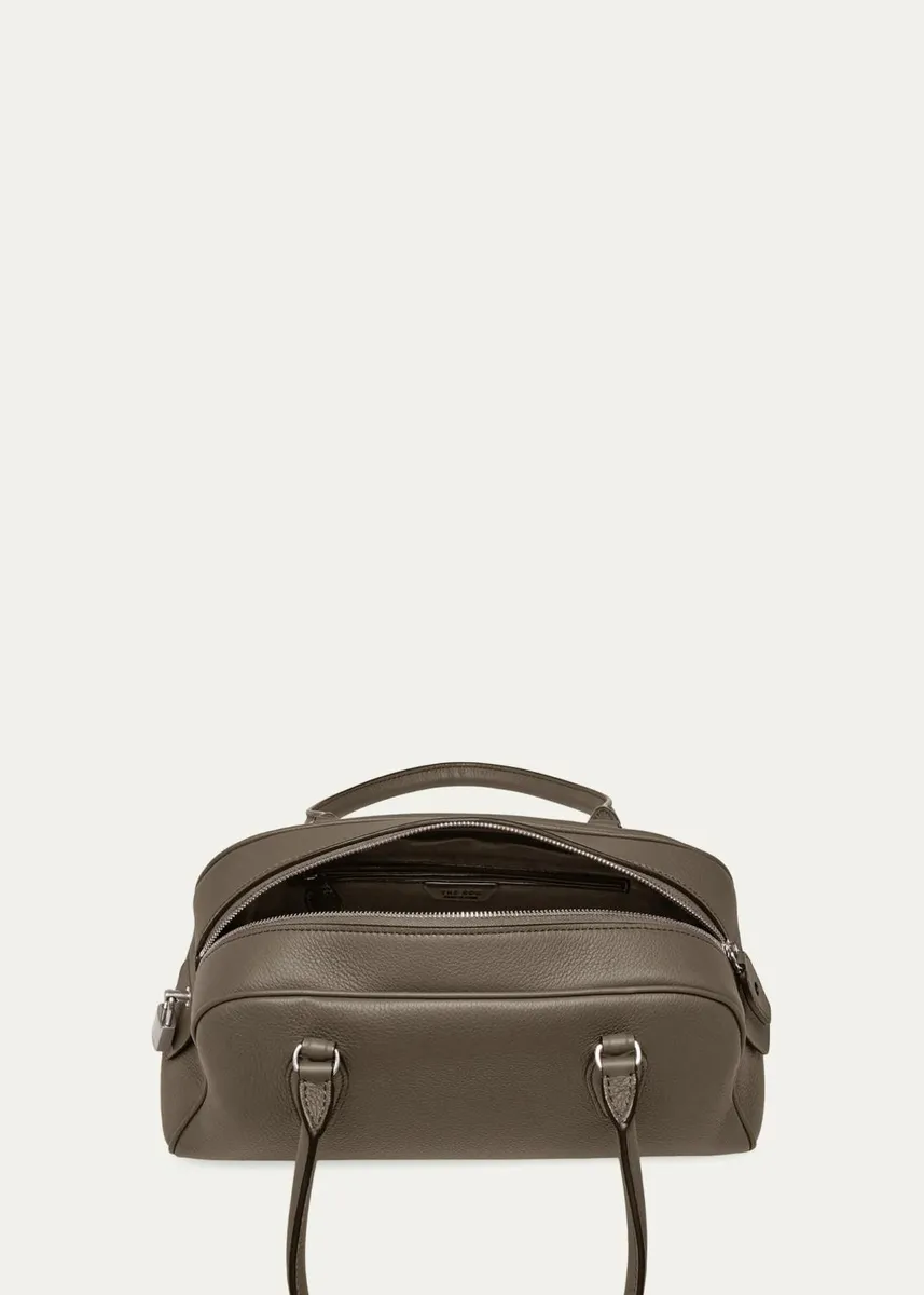 The Row India Small East-West Leather Bowling Shoulder Bag | Thumbnail 7